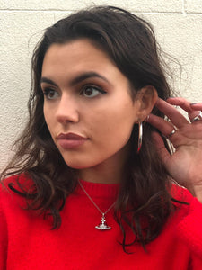 Stone Shaped Pendant and Chain