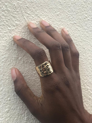 Gold Crease Ring